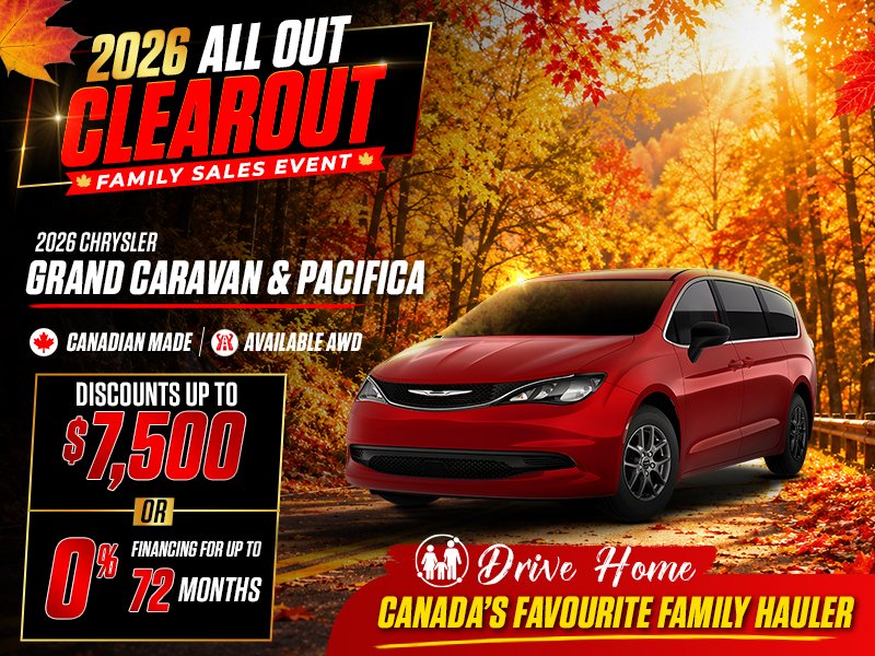2026 Pacifica & Grand Caravan