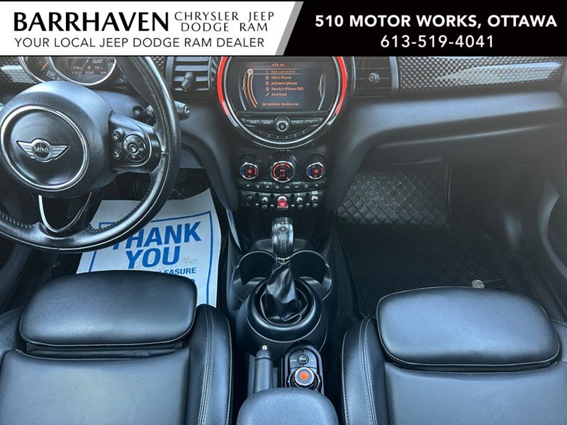 2018 MINI 5 Door S | Leather | Sunroof | Low KM's