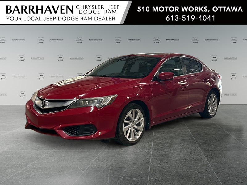 Red 2017 Acura ILX Sedan Front-Wheel Drive Automatic