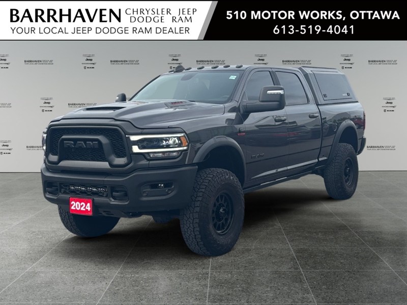 Gray 2024 RAM 2500 Pickup Truck Four-Wheel Drive Automatic