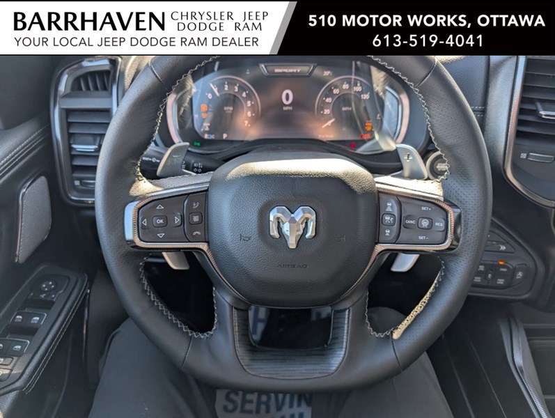 2025 RAM 1500 Sport GT 4x4 Crew Cab | Pano Roof, Leather
