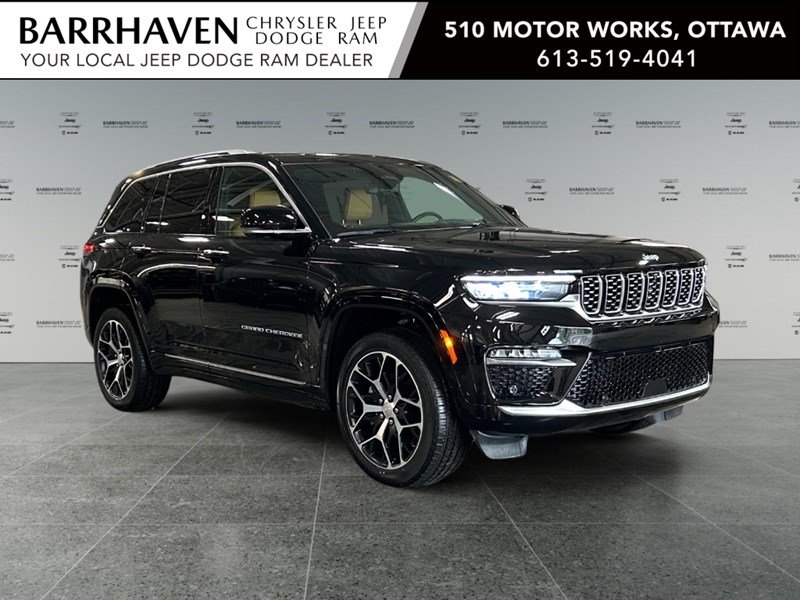 2023 Jeep Grand Cherokee 4xe Summit Reserve 4x4 | Hybrid, Leather, Pano Roof