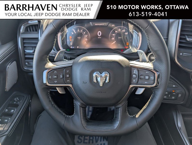 2025 RAM 1500 Sport GT 4x4 Crew Cab | Pano Roof, Leather