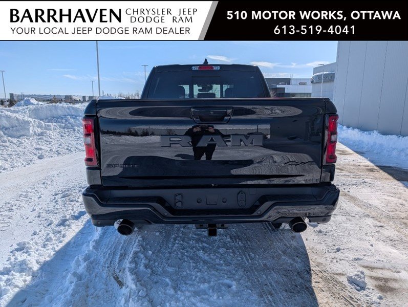 2025 RAM 1500 Sport GT 4x4 Crew Cab | Pano Roof, Leather