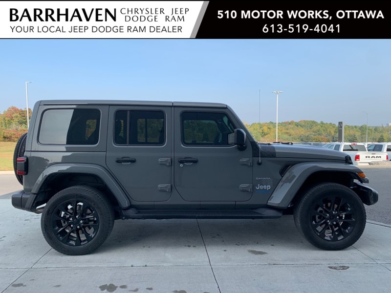 2021 Jeep Wrangler Unlimited 4xe Sahara 4x4 | Hybrid, Leather, Winter Tires!