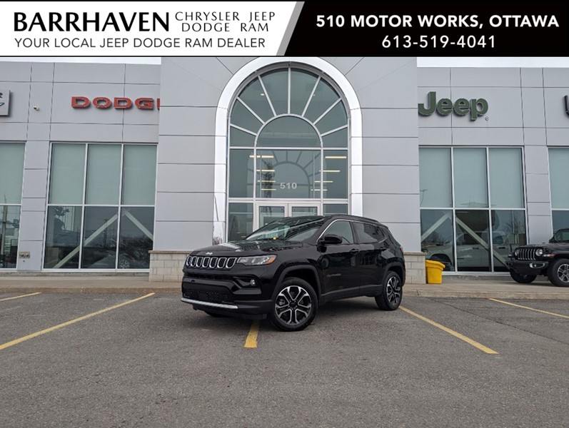 2023 Jeep Compass Limited 4x4 | Leather, Pano Roof, Premium Audio