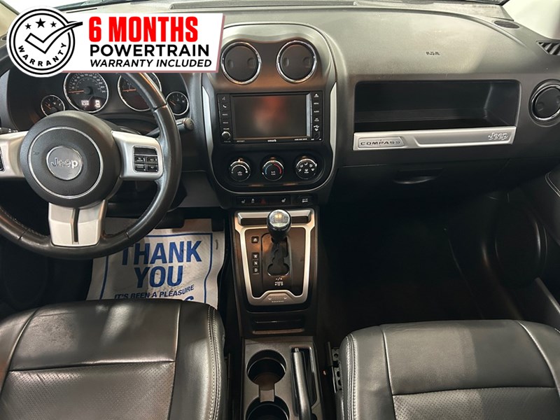 2016 Jeep Compass 4WD High Altitude | Sunroof | Leather | Low KM's