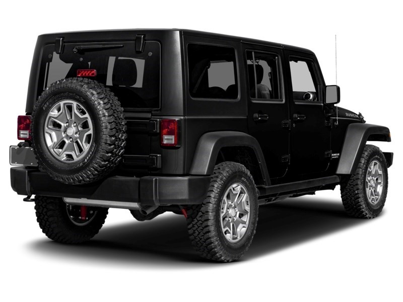 2016 Jeep Wrangler Unlimited 4WD 4dr Rubicon | Leather, Heated Seats, Dual Top Black  Shot 2