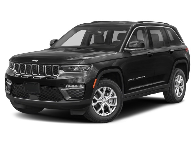 2023 Jeep Grand Cherokee Limited 4x4 | Black Appearance, Leather, Tow Group Diamond Black Crystal Pearl  Shot 1