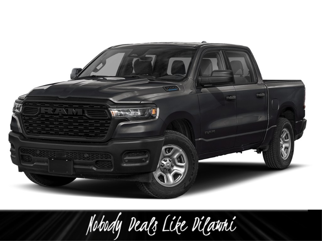 Diamond Black Crystal Pearl 2026 RAM 1500 Pickup Truck Four-Wheel Drive Automatic
