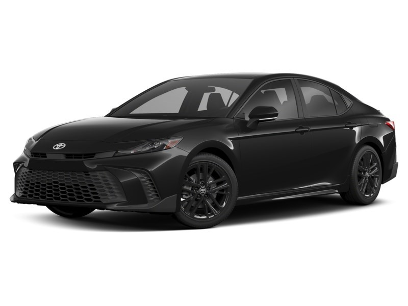 2025 Toyota Camry SE Hybrid | Like NEW Midnight Black Metallic  Shot 1